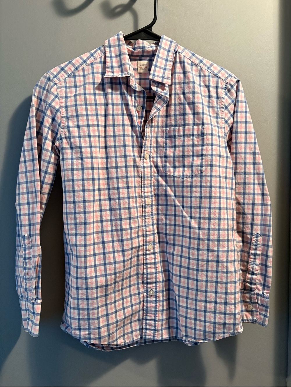 Crewcuts Pink & Blue Plaid Button-Down Shirt